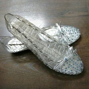 Stuart Weitzman Rhinestone Jellies